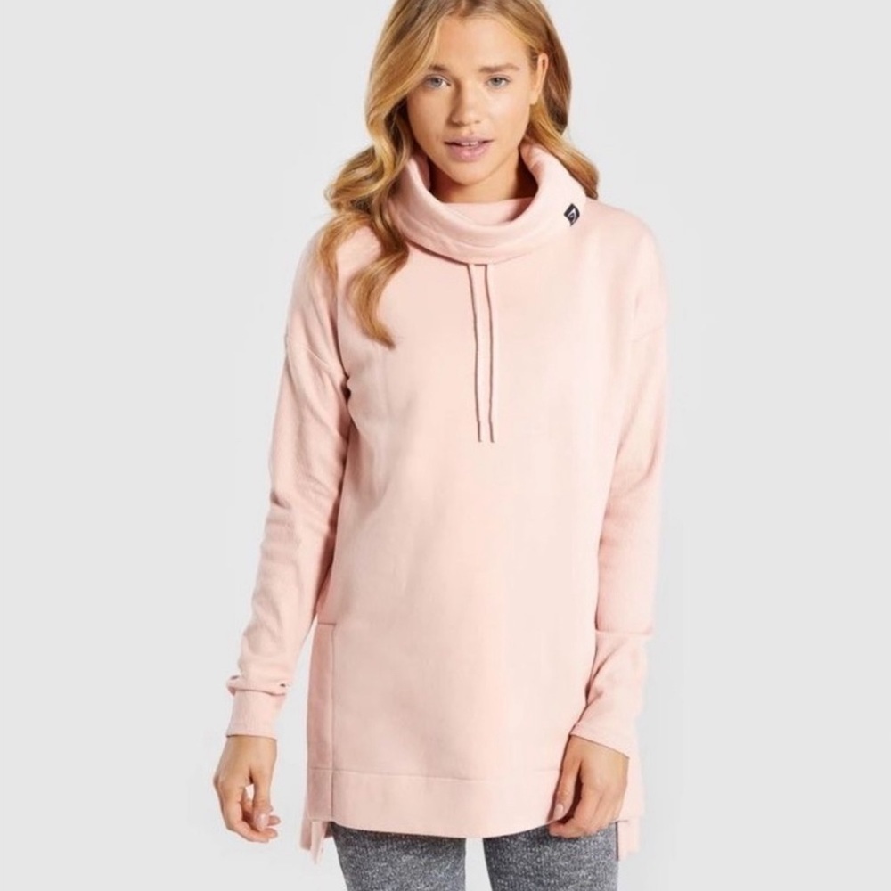 Gymshark Slounge Ribbed Pullover Small - Picture 2 of 9